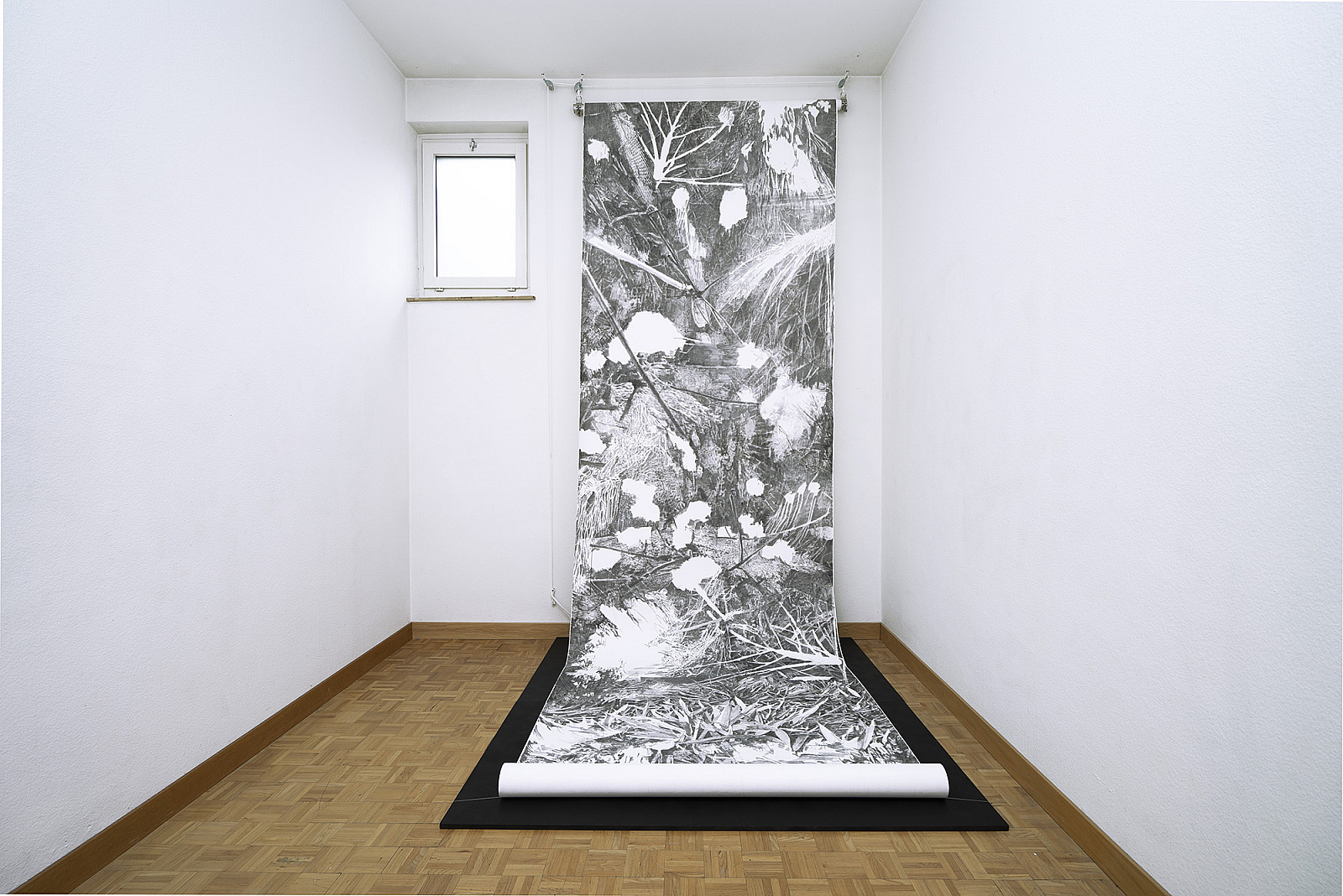 LOKAL 14, boscaglia, Öl auf Papier, 520 x 160 cm, 2017/19, Foto: Michael Nitsch - grosses Bild